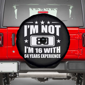80th Birthday Spare Tire Cover Funny Saying 80 Year Old Gift TS10 Black Print Your Wear