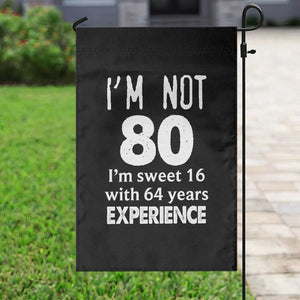 80th Birthday Garden Flag Funny 80 Year Old Gift TS10 Print Your Wear
