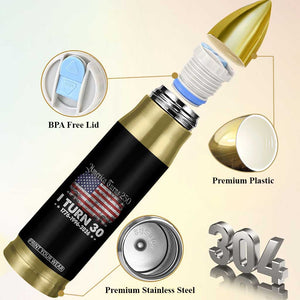 America Turns 250 I Turn 30 Bullet Tumbler Vintage 1996 30th Birthday 250th Anniversary USA 30 Year Old Gift