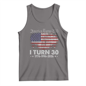 America Turns 250 I Turn 30 Tank Top Vintage 1996 30th Birthday 250th Anniversary USA 30 Year Old Gift