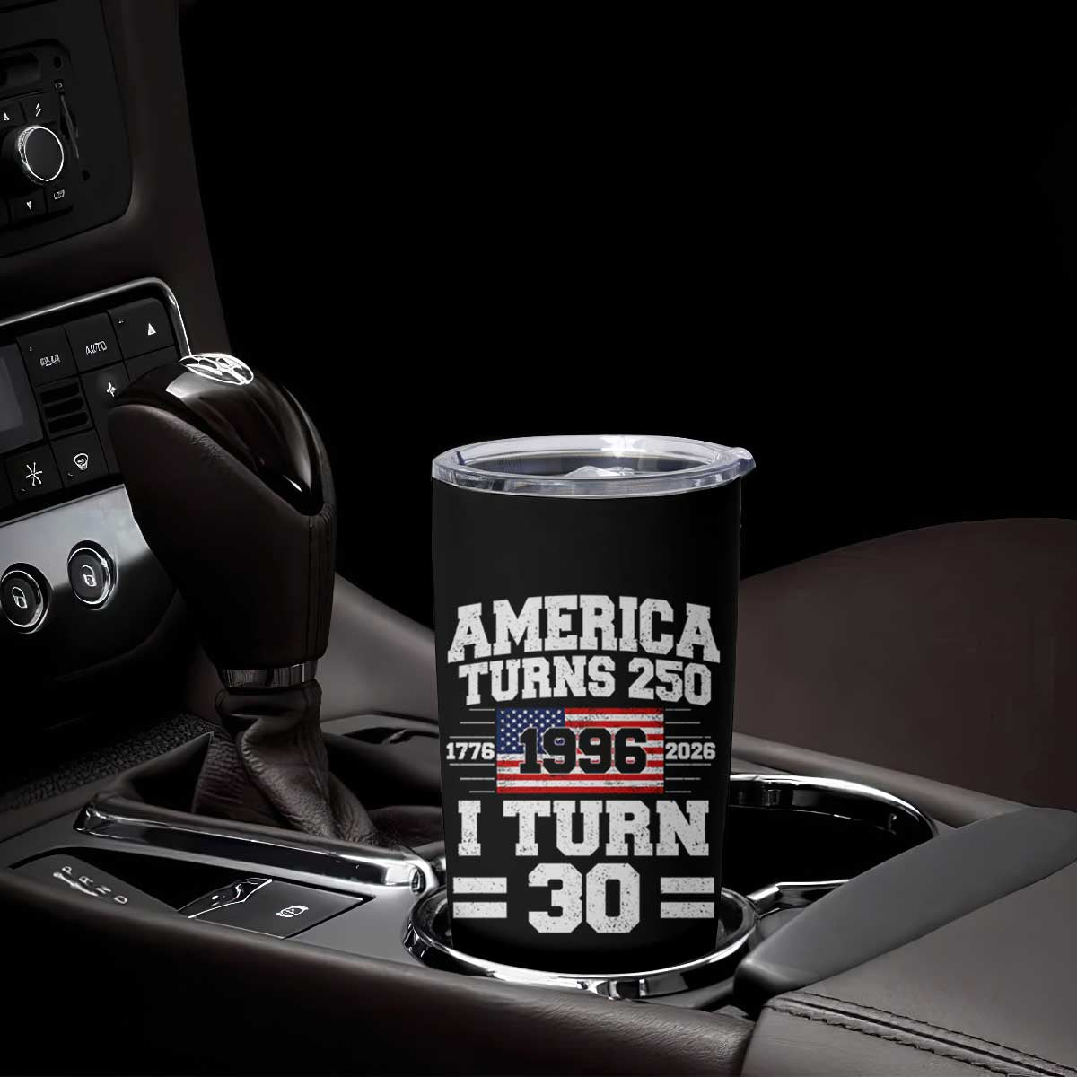 America Turns 250 I Turn 30 Tumbler Cup Vintage 1996 30th Birthday 250th Anniversary USA Flag 30 Year Old Gift