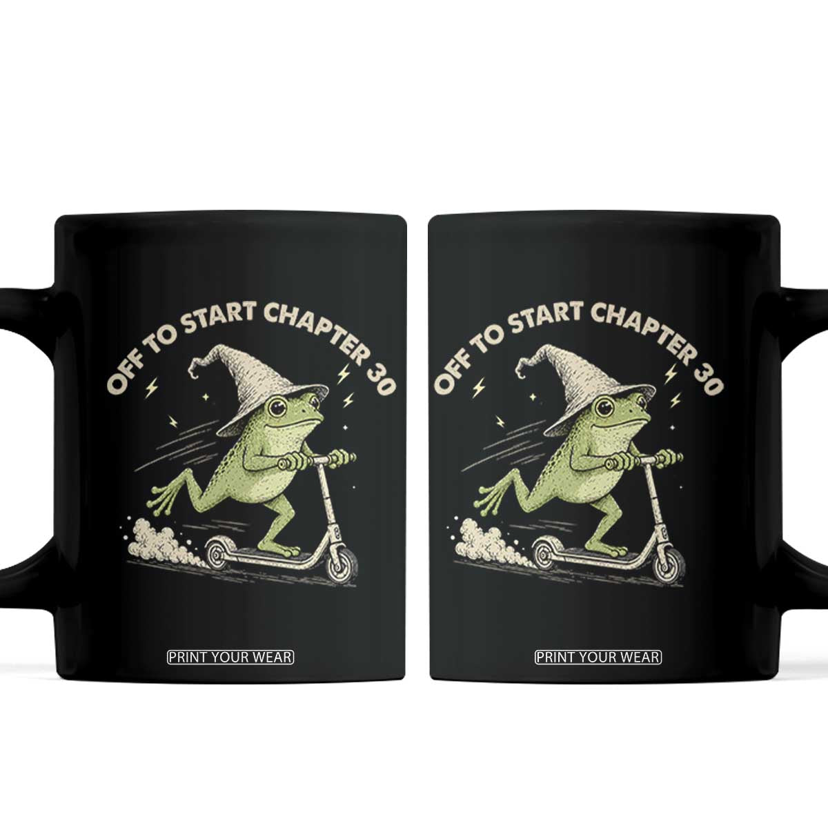 30th Birthday Frog Coffee Mug Off To Start Chapter 30 TS10 Black Print Your Wear