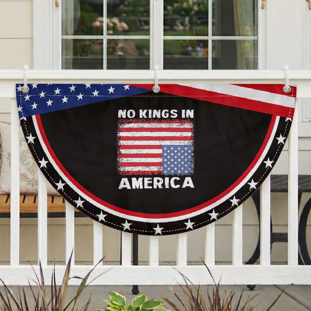 Snarky No Kings In America Patriotic Fan Flag 86 47 No Faux King Way US Flag Upside Down