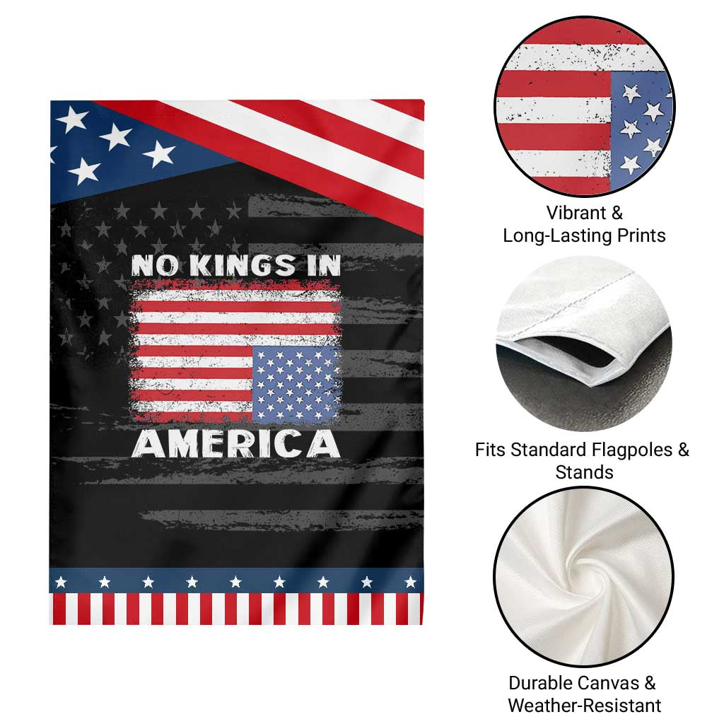 Snarky No Kings In America Garden Flag 86 47 No Faux King Way US Flag Upside Down TS10 Print Your Wear