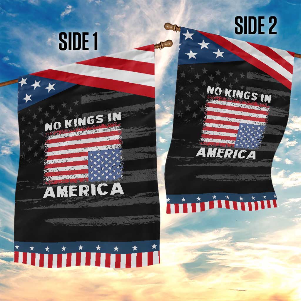 Snarky No Kings In America Garden Flag 86 47 No Faux King Way US Flag Upside Down TS10 Print Your Wear