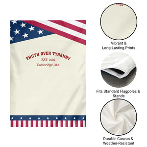 Truth Over Tyranny Garden Flag Protect Higher Education Academic Independence TS10 Print Your Wear