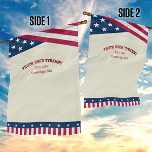 Truth Over Tyranny Garden Flag Protect Higher Education Academic Independence TS10 Print Your Wear