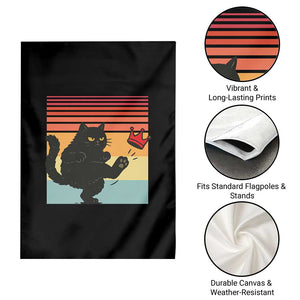 No Kings Black Cat Garden Flag Funny Kitten Social Justice TS10 Print Your Wear