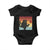 No Kings Black Cat Baby Onesie Funny Kitten Social Justice TS10 Black Print Your Wear