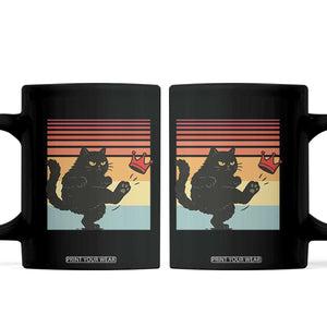 No Kings Black Cat Coffee Mug Funny Kitten Social Justice TS10 Black Print Your Wear