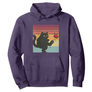 No Kings Black Cat Hoodie Funny Kitten Social Justice TS10 Purple Print Your Wear