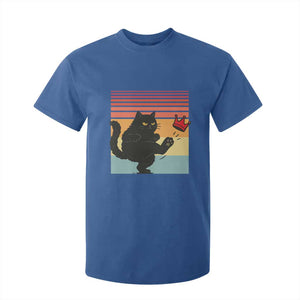 No Kings Black Cat T Shirt For Kid Funny Kitten Social Justice TS10 Royal Blue Print Your Wear