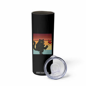 No Kings Black Cat Skinny Tumbler Funny Kitten Social Justice TS10 Print Your Wear