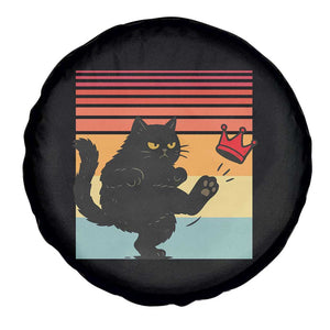 No Kings Black Cat Spare Tire Cover Funny Kitten Social Justice TS10 Print Your Wear