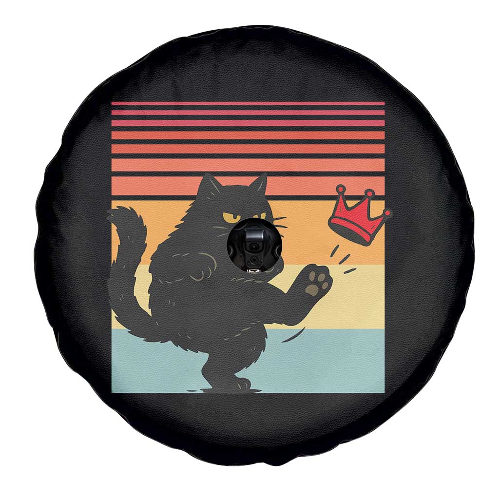 No Kings Black Cat Spare Tire Cover Funny Kitten Social Justice TS10 Print Your Wear
