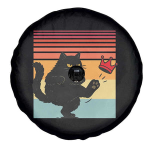 No Kings Black Cat Spare Tire Cover Funny Kitten Social Justice TS10 Print Your Wear