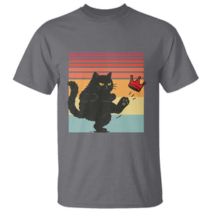 No Kings Black Cat T Shirt Funny Kitten Social Justice TS10 Charcoal Print Your Wear