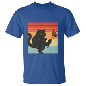 No Kings Black Cat T Shirt Funny Kitten Social Justice TS10 Royal Blue Print Your Wear