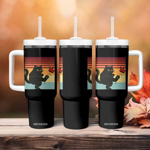 No Kings Black Cat Tumbler With Handle Funny Kitten Social Justice TS10 Print Your Wear