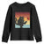 No Kings Black Cat Youth Sweatshirt Funny Kitten Social Justice TS10 Black Print Your Wear