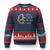 No Kings No Fascists Ugly Christmas Sweater Floral Peace Sign Social Justice - Print Your Wear