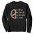 No Kings No Fascists Sweatshirt Floral Peace Sign Social Justice TS10 Black Print Your Wear