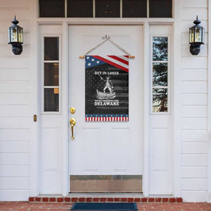 Funny George Washington 4th Of July Garden Flag Funny Patriotic Get In Loser TS10 Print Your Wear
