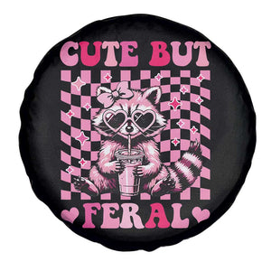 Cute But Feral Raccoon Spare Tire Cover Funny Sunglasses Trash Panda TS10 Print Your Wear