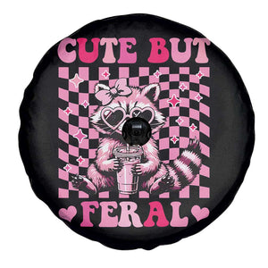Cute But Feral Raccoon Spare Tire Cover Funny Sunglasses Trash Panda TS10 Print Your Wear