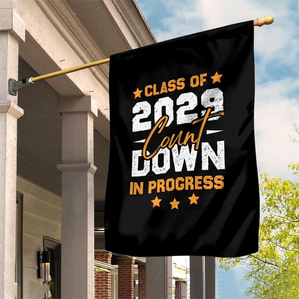Class Of 2029 Count Down Graduating Garden Flag TS10 Print Your Wear