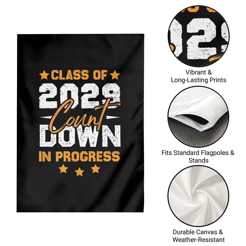 Class Of 2029 Count Down Graduating Garden Flag TS10 Print Your Wear