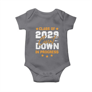 Class Of 2029 Count Down Graduating Baby Onesie TS10 Charcoal Print Your Wear