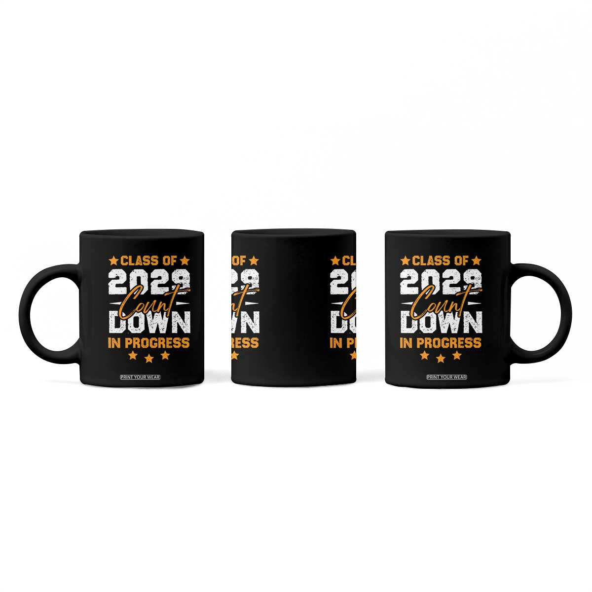 Class Of 2029 Count Down Graduating Coffee Mug TS10 Print Your Wear