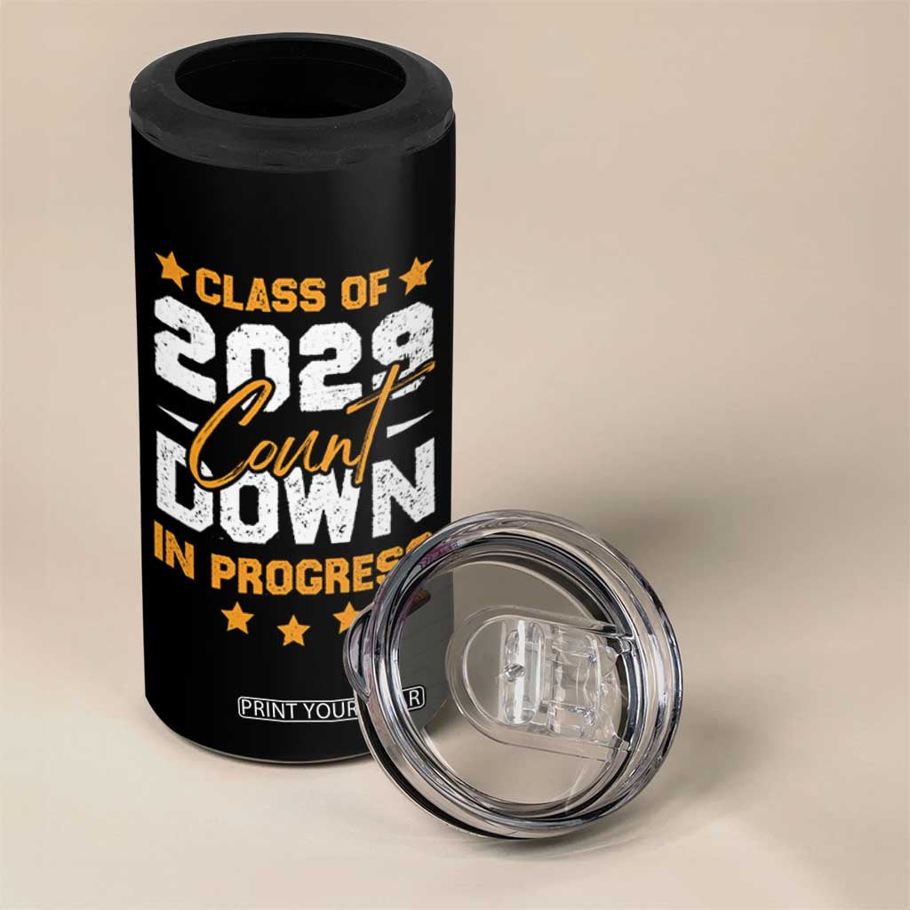 Class Of 2029 Count Down Graduating 4 in 1 Can Cooler Tumbler TS10 Print Your Wear