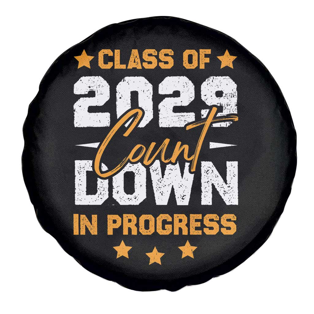 Class Of 2029 Count Down Graduating Spare Tire Cover TS10 Print Your Wear