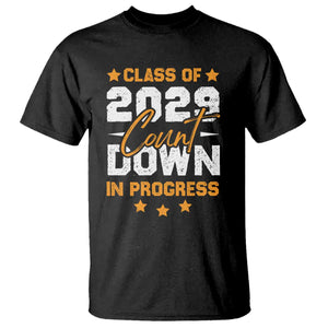 Class Of 2029 Count Down Graduating T Shirt TS10 Black Print Your Wear