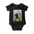 Baseball Drip Baby Onesie Dripping Ice Cream Sprinkles American Flag Boys TS10 Black Print Your Wear