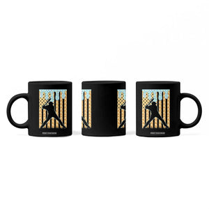 Baseball Drip Coffee Mug Dripping Ice Cream Sprinkles American Flag Boys TS10 Print Your Wear