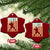 Baseball Drip Ceramic Ornament Dripping Ice Cream Sprinkles American Flag Boys TS10 Print Your Wear