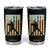 Baseball Drip Tumbler Cup Dripping Ice Cream Sprinkles American Flag Boys TS10 Black Print Your Wear