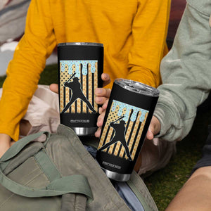 Baseball Drip Tumbler Cup Dripping Ice Cream Sprinkles American Flag Boys TS10 Print Your Wear