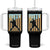Baseball Drip Tumbler With Handle Dripping Ice Cream Sprinkles American Flag Boys TS10 One Size: 40 oz Black Print Your Wear