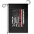 Baseball Dad Garden Flag Retro US Flag Fathers Day Baseball Player TS10 Black Print Your Wear