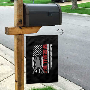 Baseball Dad Garden Flag Retro US Flag Fathers Day Baseball Player TS10 Print Your Wear