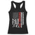 Baseball Dad Racerback Tank Top Retro US Flag Fathers Day Baseball Player TS10 Black Print Your Wear
