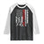 Baseball Dad Raglan Shirt Retro US Flag Fathers Day Baseball Player TS10 Black White Print Your Wear
