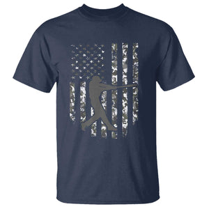 Camo US Flag Baseball Player T Shirt Retro Camouflage American Flag Patriotic TS10 Navy Print Your Wear