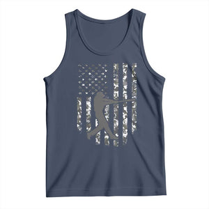 Camo US Flag Baseball Player Tank Top Retro Camouflage American Flag Patriotic TS10 Navy Print Your Wear