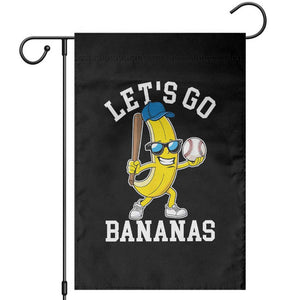 Funny Banana Garden Flag Lets Go Bananas TS10 Black Print Your Wear