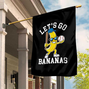 Funny Banana Garden Flag Lets Go Bananas TS10 Print Your Wear
